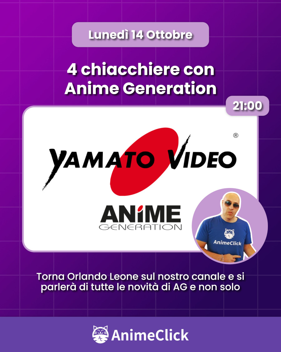 AnimeClick su Twitch: programma dal 14 al 20 ottobre